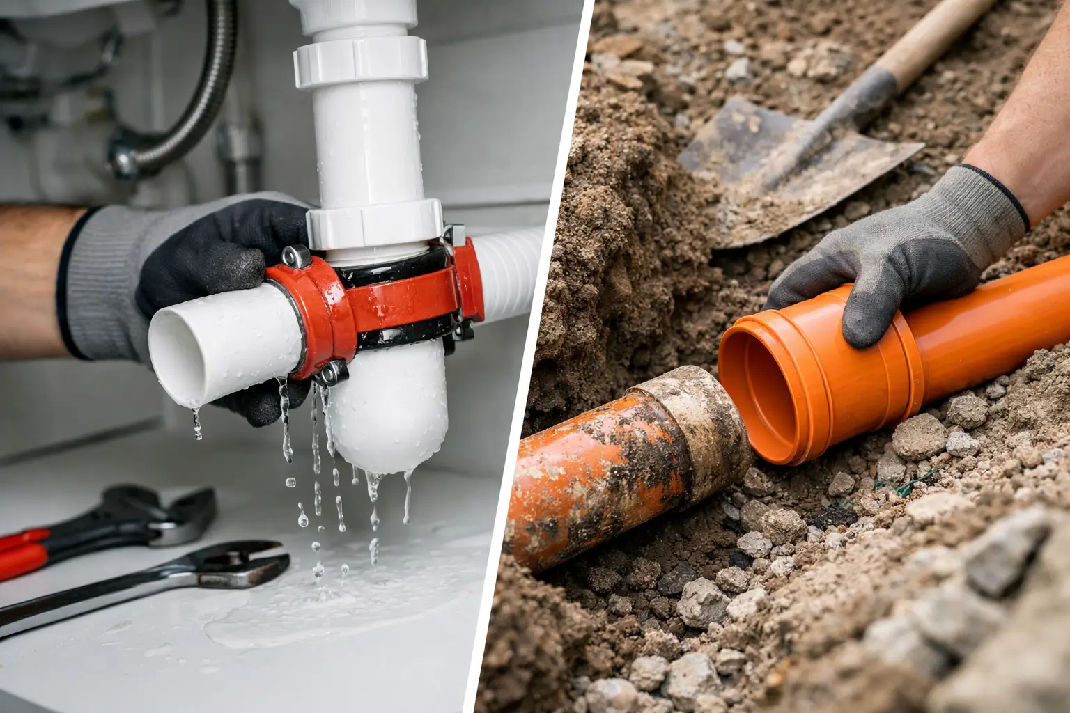 Drain Repair vs Drain Replacement
