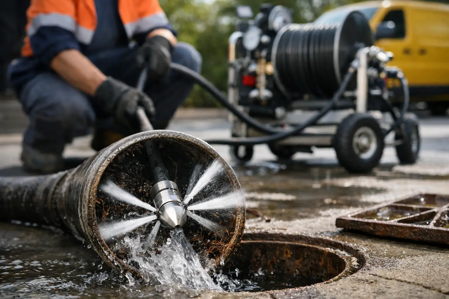 Water Jetting for Blocked Drains Explained