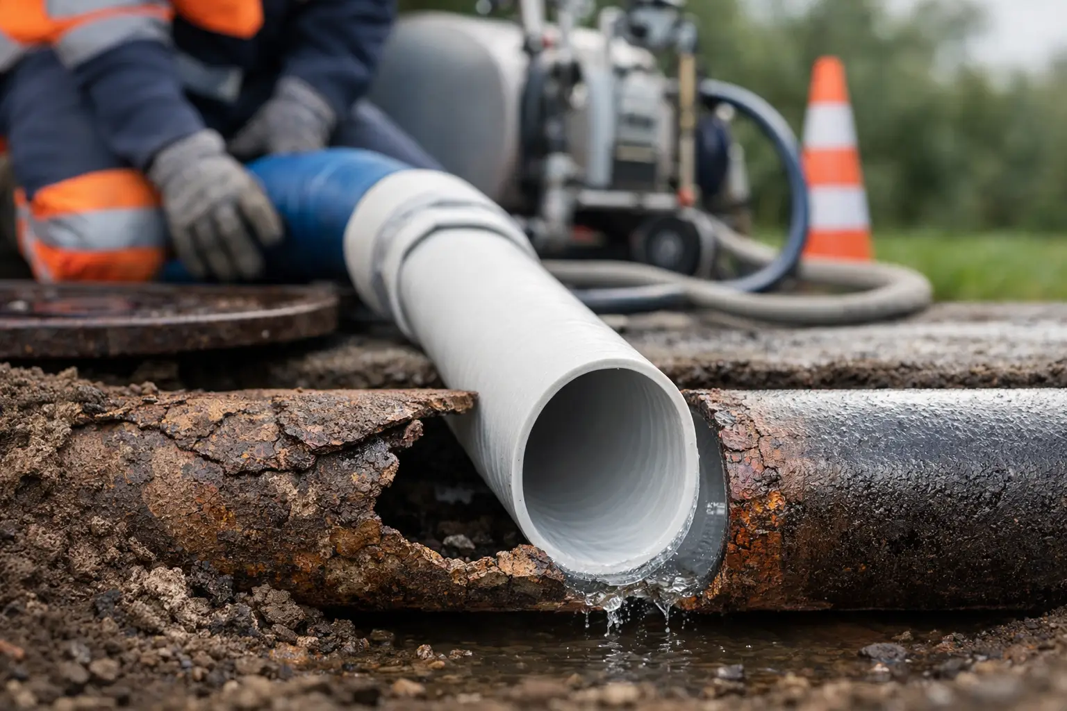 How CIPP Sewer Lining Repairs Damaged Pipes