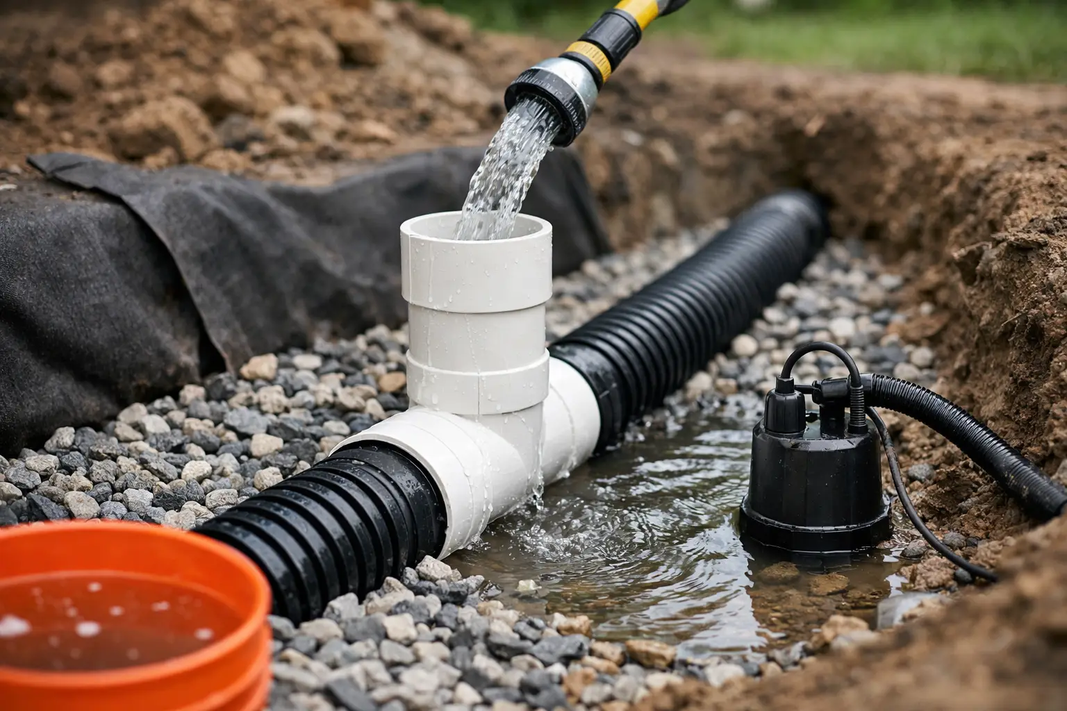 How to Test New Drainage Before Backfilling